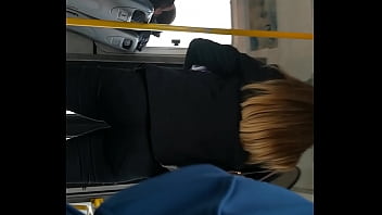 Ass in bus